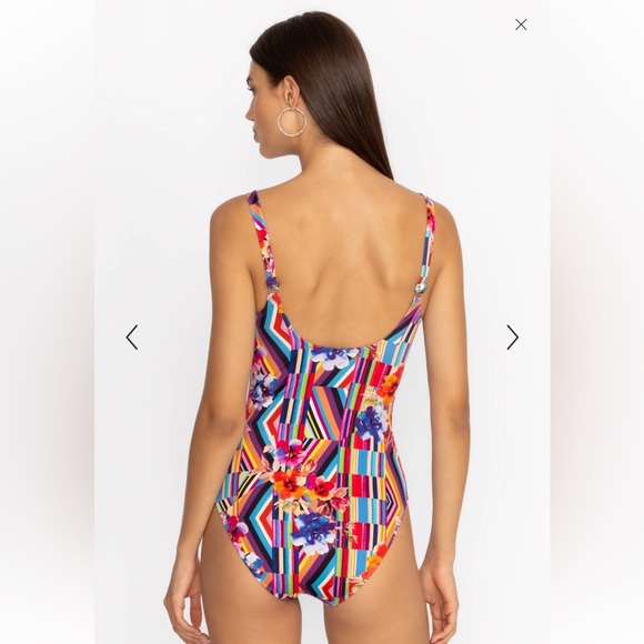 NEW Johnny Was One Piece Swimsuit Multicolor - Picture 3 of 7